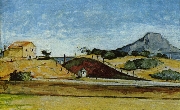 Der Bahndurchstich nach C�zanne